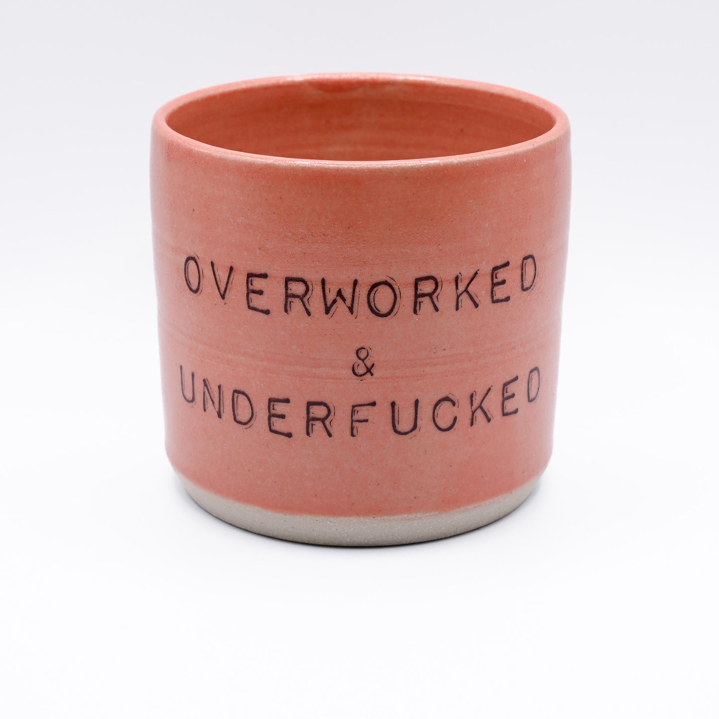 Coffee mug - OVERWORKED & UNDERFUCKED