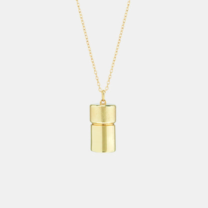 Poppers Pendant Necklace - Gold