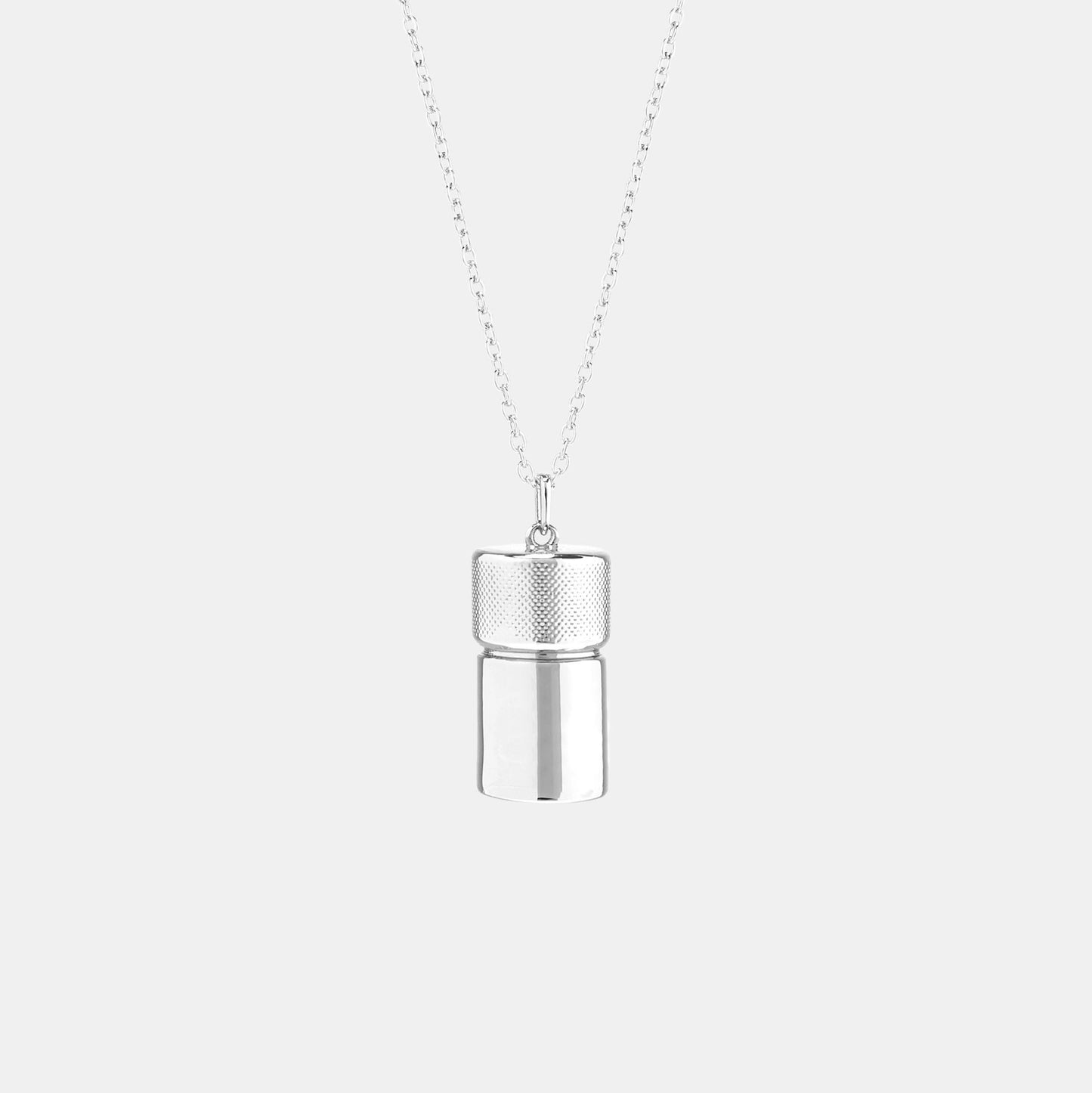 Poppers Pendant Necklace - Silver