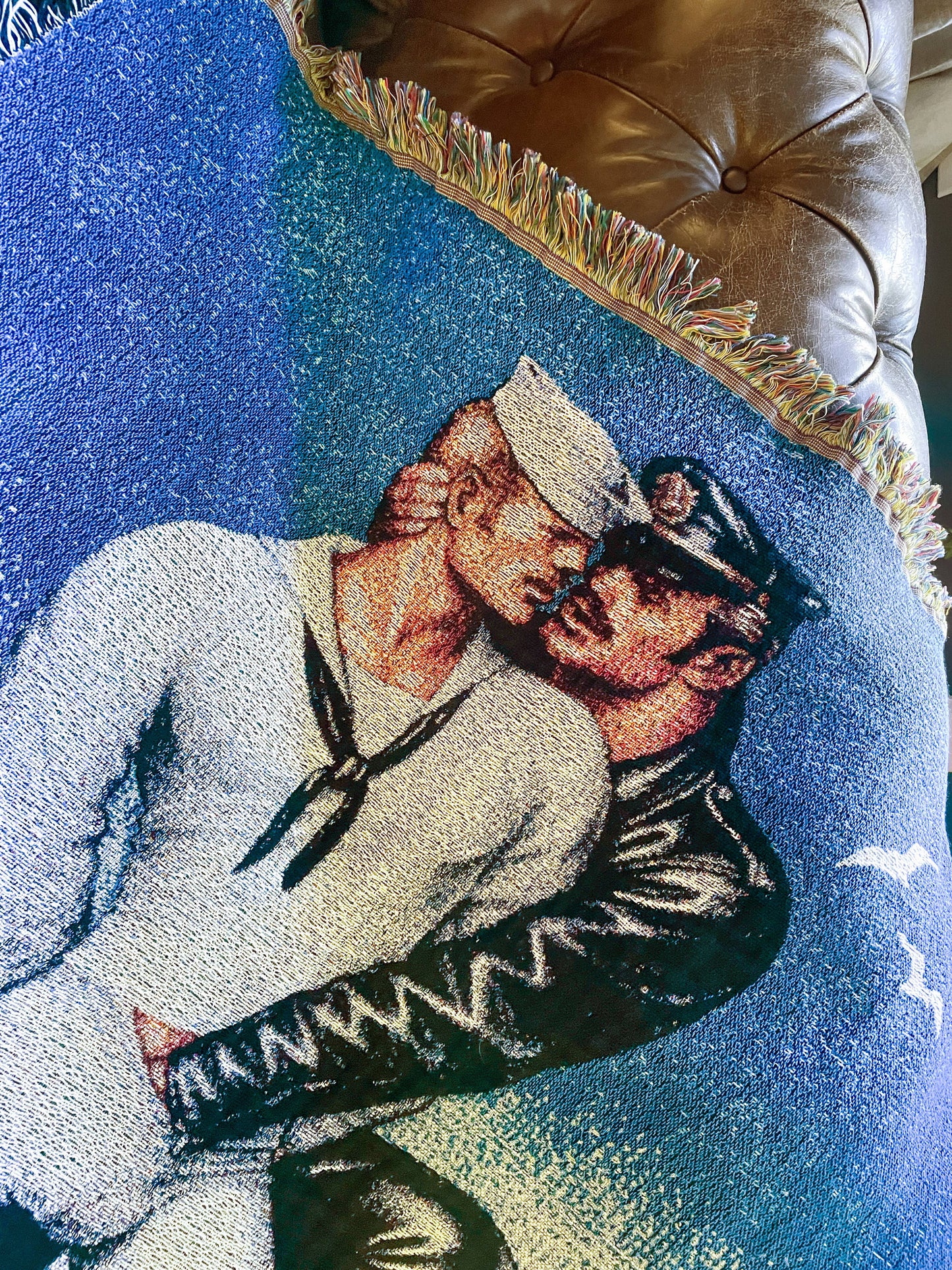 Woven Blanket - Tom of Finland "Pier Pals" (Sailor)