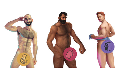 Gay Sauna: Expansion - Really NSFW Visitor Cards