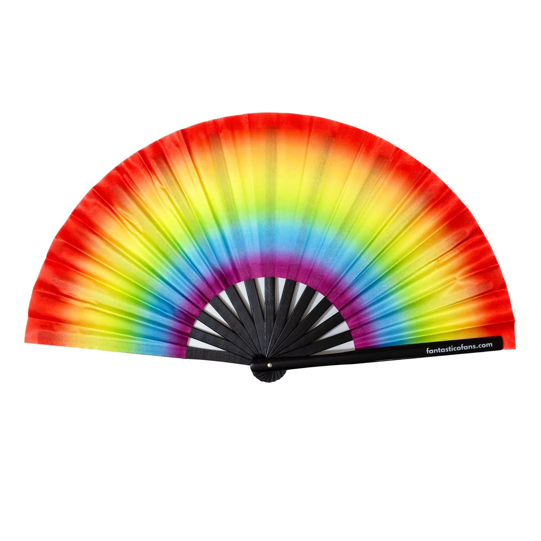 XL Fan - Blurred Rainbow