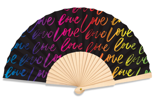 Hand Fan - Love Repeat