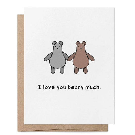 Greeting Card - I Love You Beary Much