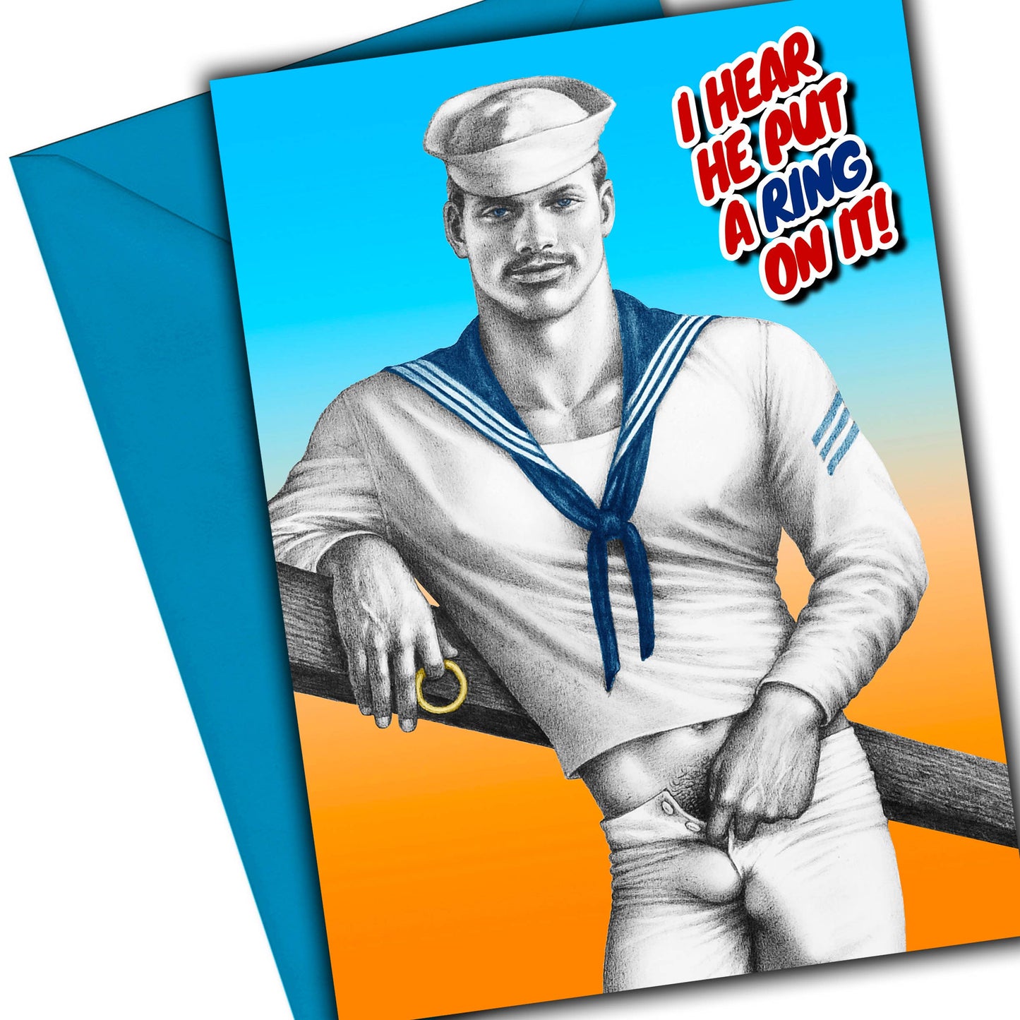 Greeting Card - Tom of FInland: Ring on it