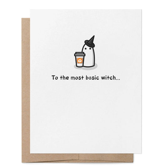 Greeting Card - To the Most Basic Witch